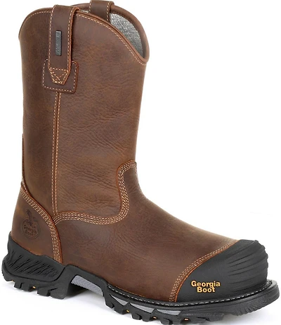 Georgia Men's Rumbler Waterproof CT Pull-On Work Boots