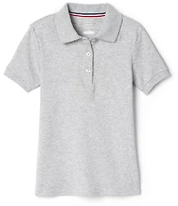 French Toast Girls' Polo Shirt with Picot Collar