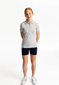French Toast Girls' Polo Shirt with Picot Collar