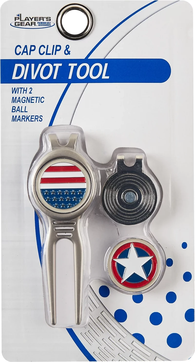 Players Gear USA Divot Tool and Cap Clip