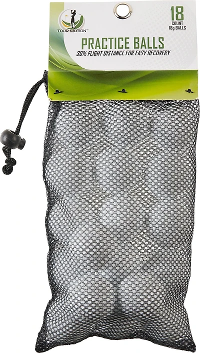 Tour Motion 18 g Practice Golf Balls 18-Pack