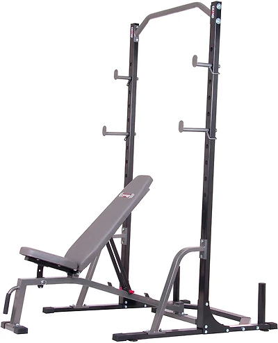 Body Champ 2-Piece Power Rack with Weight Bench