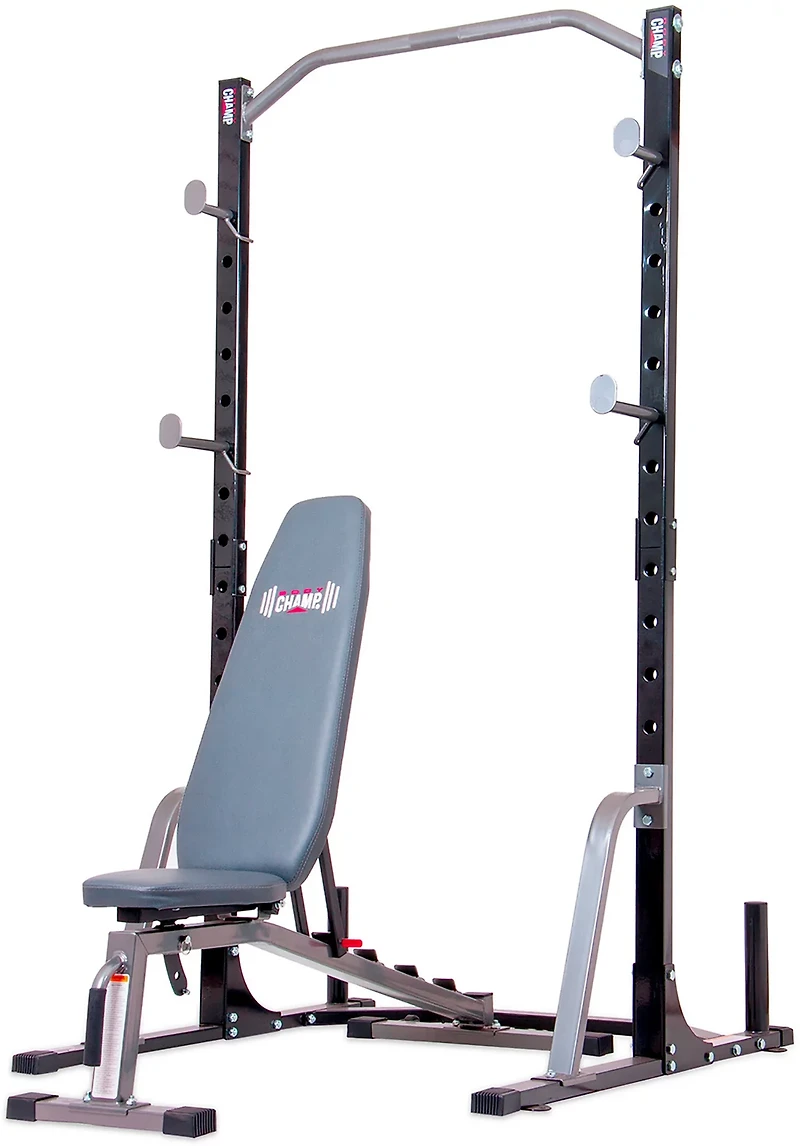 Body Champ 2-Piece Power Rack with Weight Bench