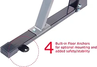 Body Champ 2-Piece Power Rack with Weight Bench