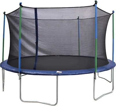 W Trampoline 14 ft Round Trampoline and Enclosure Combo