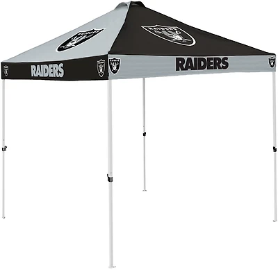 Logo Oakland Raiders 9 ft x 9 ft Checkerboard Canopy