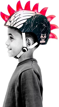 Raskullz Boys' Wings LED Mohawk Bike Helmet
