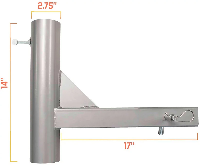 Flagpole-To-Go Large Hitch Mount