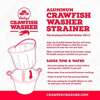 Cowboy's Crawfish Washer Basket