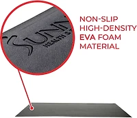 Sunny Health & Fitness 79" x 3' x 1/6" Exercise Equipment and Treadmill Mat