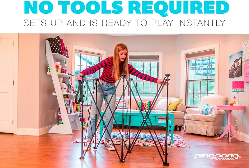 6-ft Pop Up Ping Pong Table