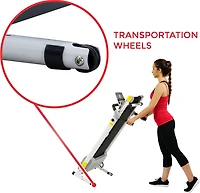 Sunny Health & Fitness Easy Assembly Folding Treadmill