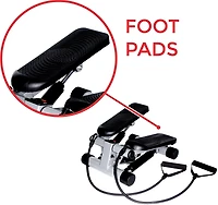 Sunny Health & Fitness Mini Stepper with Bands