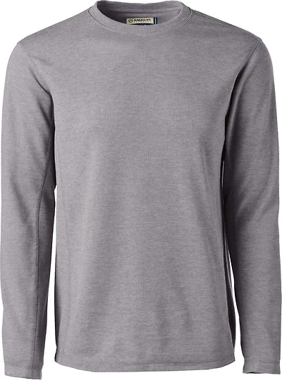 Magellan Outdoors Men's Base Camp Thermal Heathered Long Sleeve Crew Top