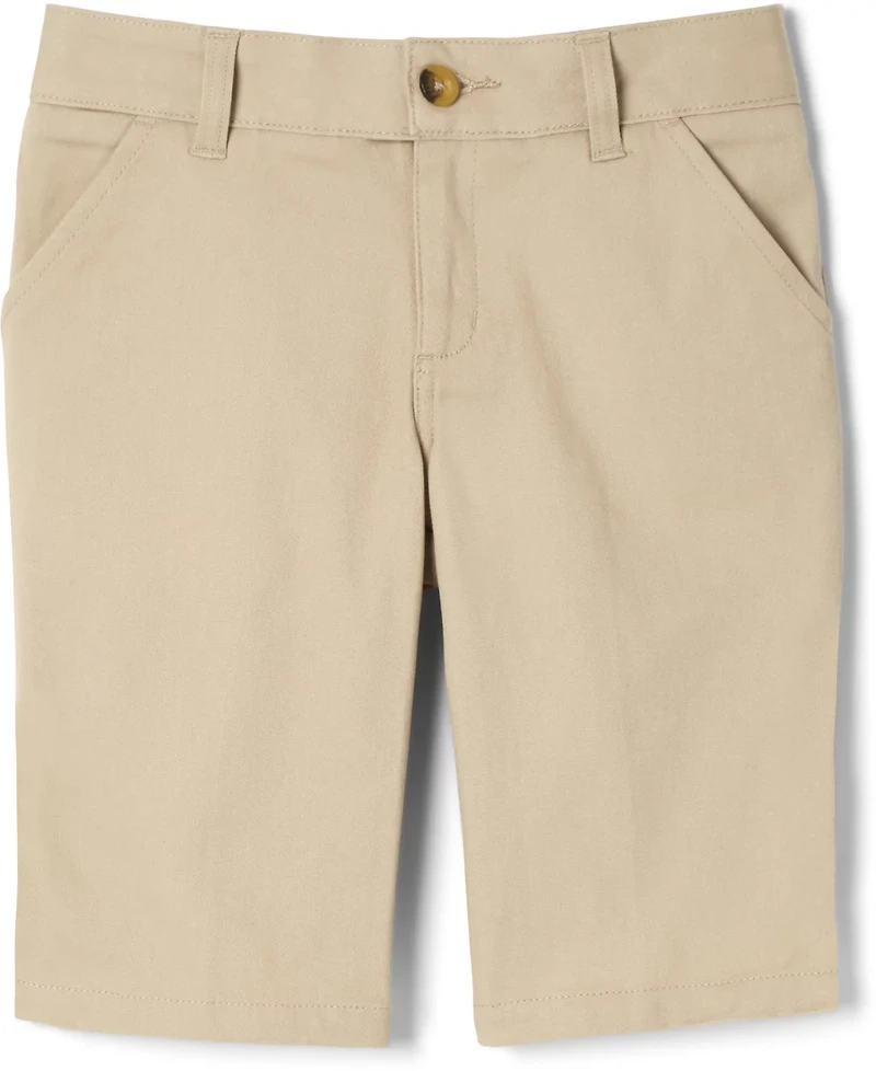 French Toast Girls' At School Stretch Twill Bermuda Shorts