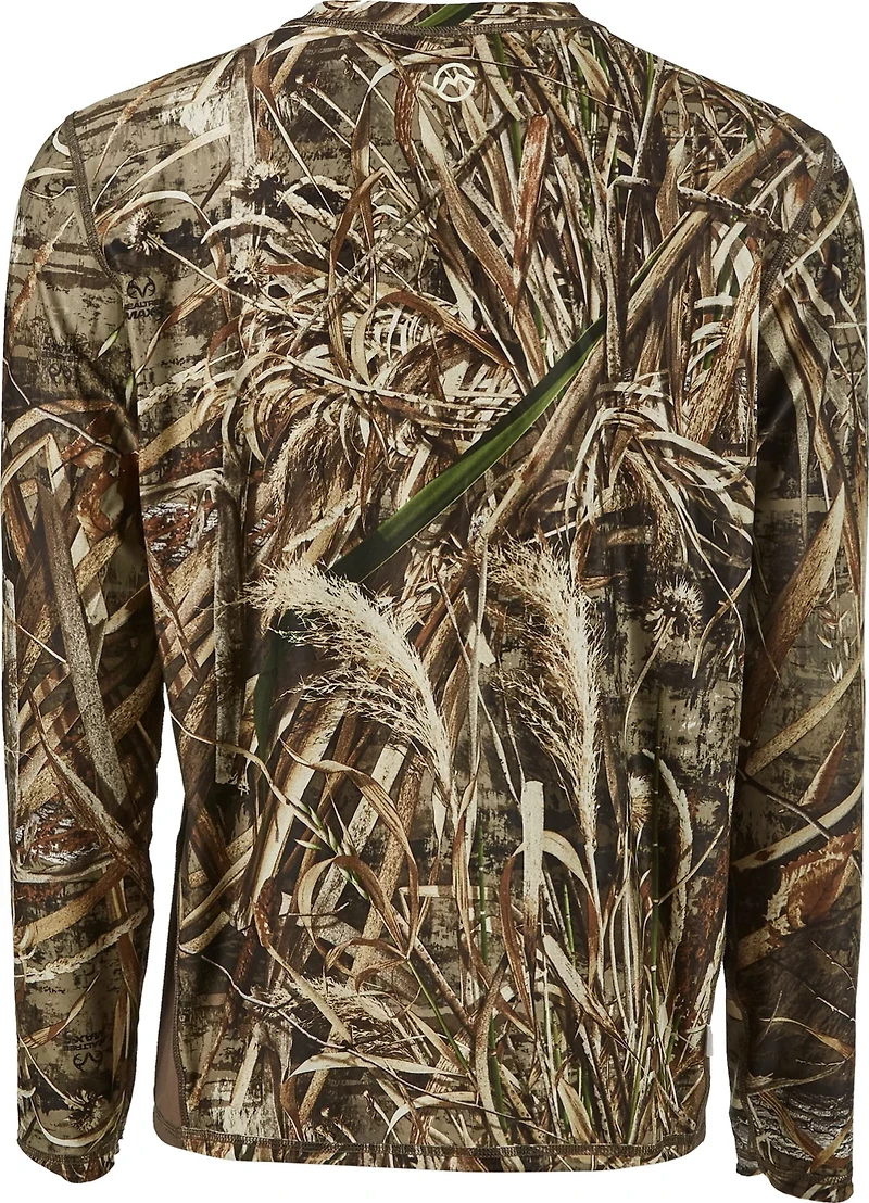 Magellan Outdoors Men's Eagle Bluff Long Sleeve Reversible T-shirt