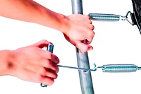 TruJump AirDunk Basketball System 14 ft Trampoline