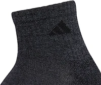 adidas Men's Large Athletic Quarter Socks 6 Pack