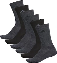 adidas Men's Large Athletic Crew Socks 6 Pack