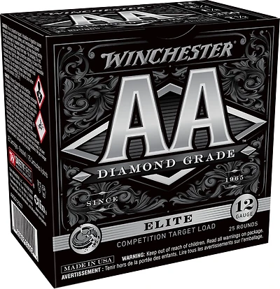 Winchester AA Diamond Grade 12 Gauge Shotshells - 25 Rounds