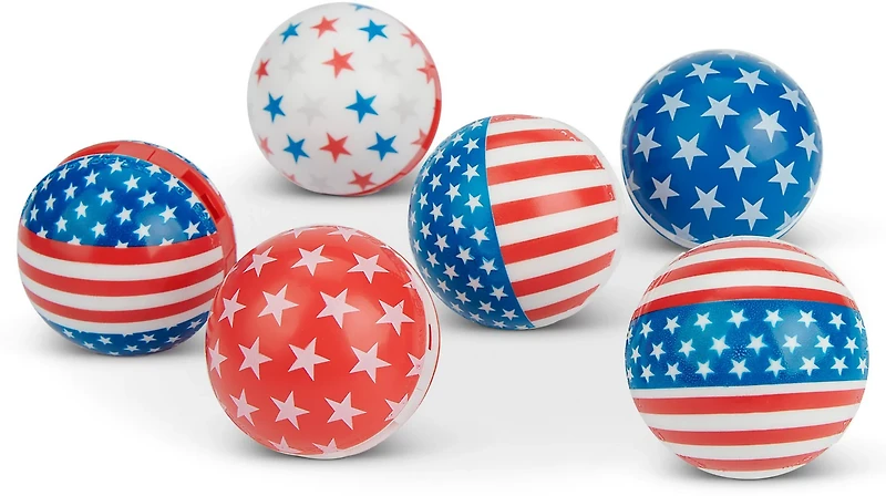 Sneaker Balls Patriotic Stars and Flags Shoe Deodorizers 6-Pack