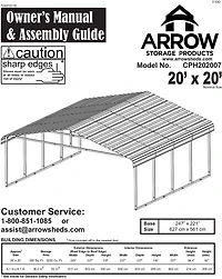 Arrow Carport 20 x