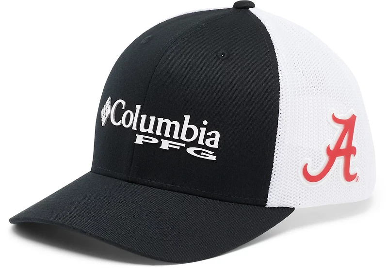 Columbia Sportswear Men's University of Alabama PFG Mesh Snap Back Ball Cap