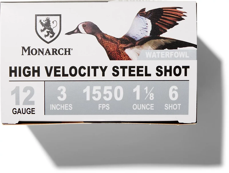 Monarch High Velocity Waterfowl 12 Gauge Shotshells - 25 Rounds