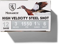 Monarch High Velocity Waterfowl 12 Gauge Shotshells - 25 Rounds