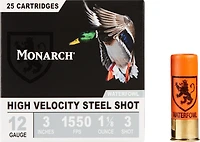 Monarch High Velocity Waterfowl 12 Gauge Shotshells - 25 Rounds