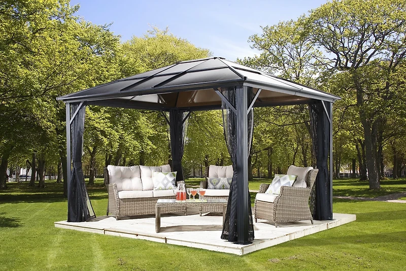 ShelterLogic Meridien Hardtop 12 ft x 16 ft Gazebo