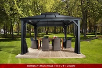 Mykonos II Double Roof Gazebo 10 x 14 ft