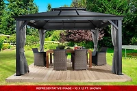 Mykonos II Double Roof Gazebo 10 x 14 ft