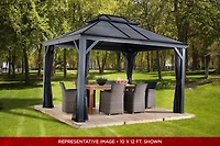 Mykonos II Double Roof Gazebo 10 x 14 ft