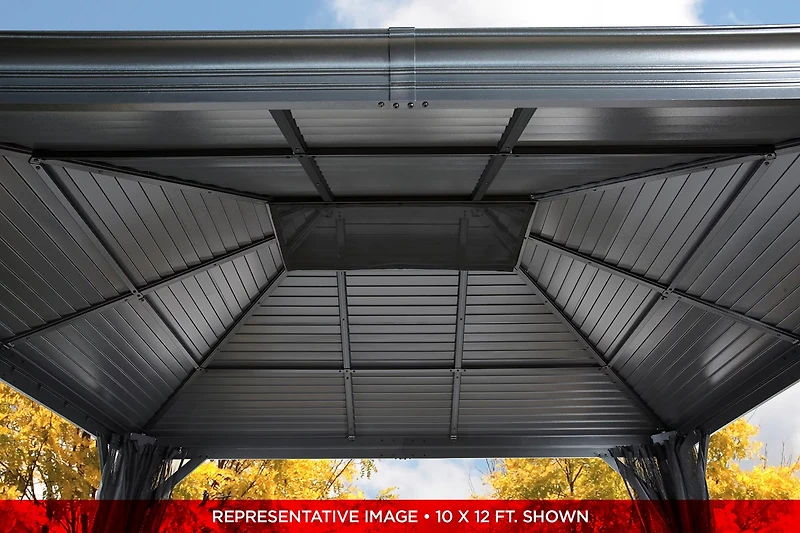 Mykonos II Double Roof Gazebo 10 x 14 ft