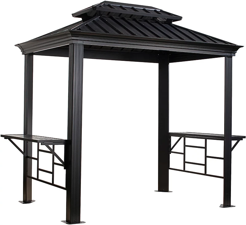 ShelterLogic BBQ Messina Hardtop 6 ft x 8 ft Grill Gazebo