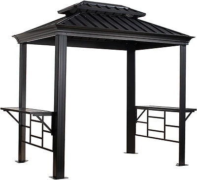 ShelterLogic BBQ Messina Hardtop 6 ft x 8 ft Grill Gazebo