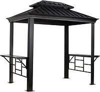 ShelterLogic BBQ Messina Hardtop 6 ft x 8 ft Grill Gazebo