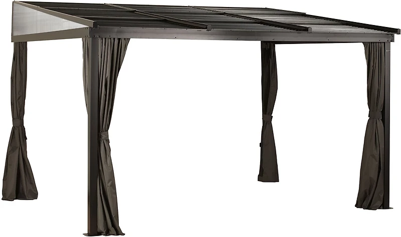 ShelterLogic Francfort Wall-Mounted Hardtop 10 ft x 12 ft Gazebo