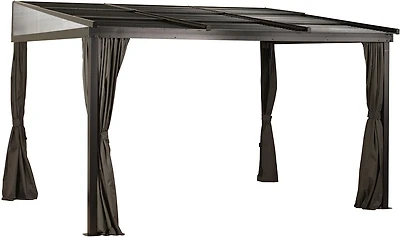 ShelterLogic Francfort Wall-Mounted Hardtop 10 ft x 12 ft Gazebo