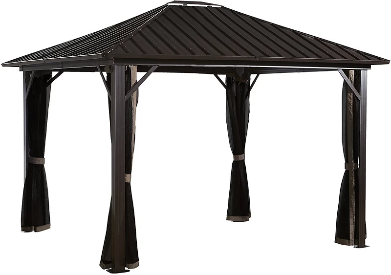 ShelterLogic Genova Hardtop 12 ft x 12 ft Gazebo