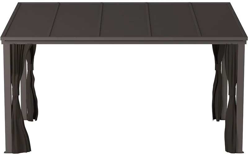 Portland Wall-Mounted Gazebo 10 x 12 ft