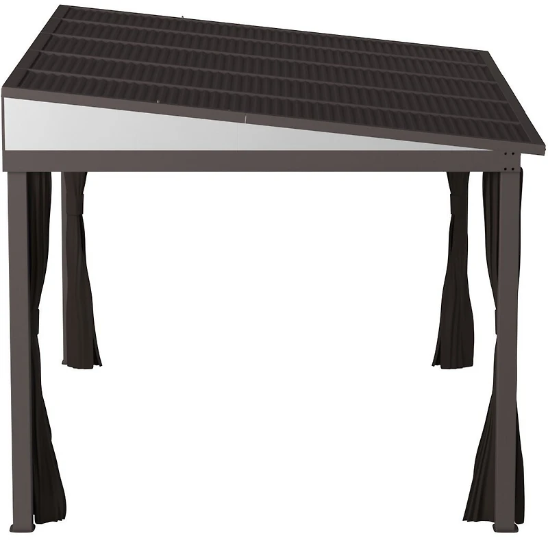 Portland Wall-Mounted Gazebo 10 x 12 ft