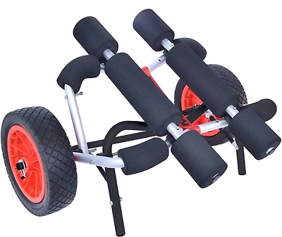 WideTrak SB Large Kayak/Canoe Cart -Balloon Beach Wheels
