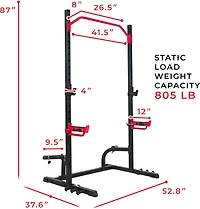 Sunny Health & Fitness Power Zone Squat Stand