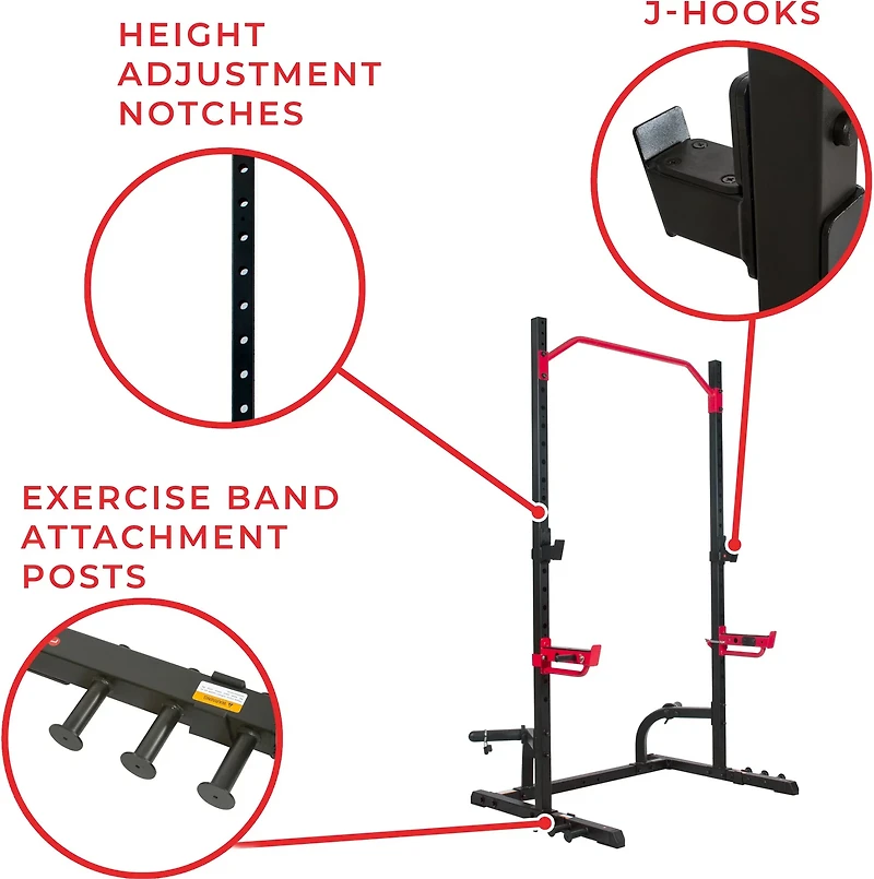 Sunny Health & Fitness Power Zone Squat Stand