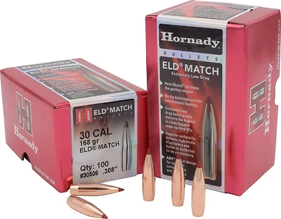Hornady ELD Match .308 168-Grain Reloading Bullets