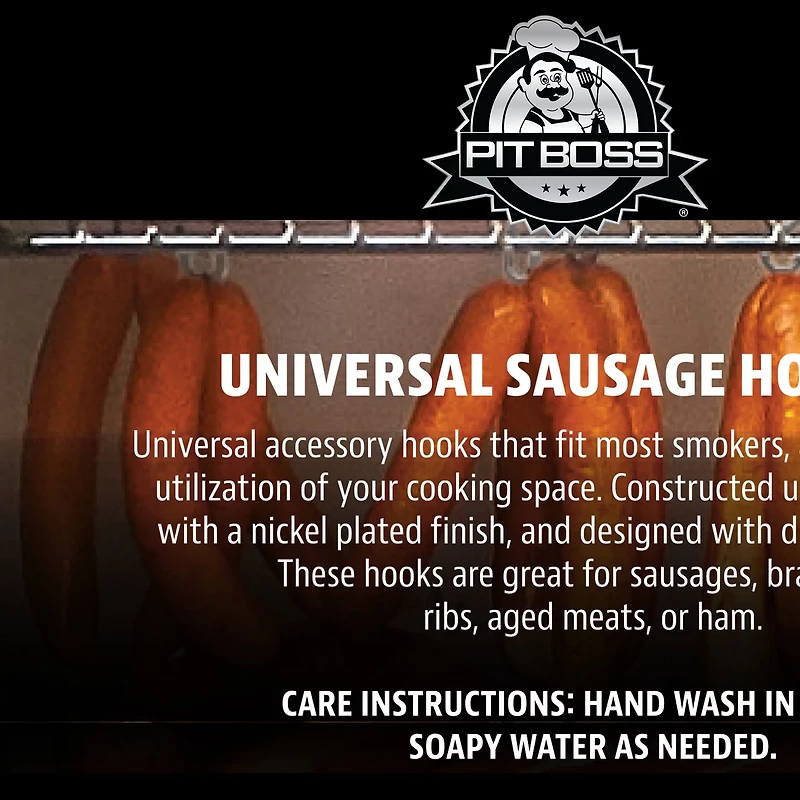 Pit Boss Sausage Hooks 12-Pack