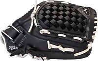 Mizuno GPSL1200F3 Prospect Select Fastpitch Softball Glove 12", Left Hand Throw, BLACK