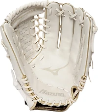 Mizuno GMVP1300PSEF8 MVP Prime SE Fastpitch Softball Glove 13", Left Hand Throw, WHITE-GOLD